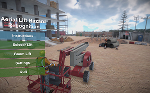NIOSH Releases Aerial Lift Hazard Recognition Simulator