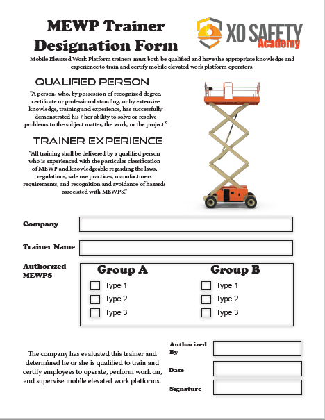 Who Can Certify Scissor Lift Operators?