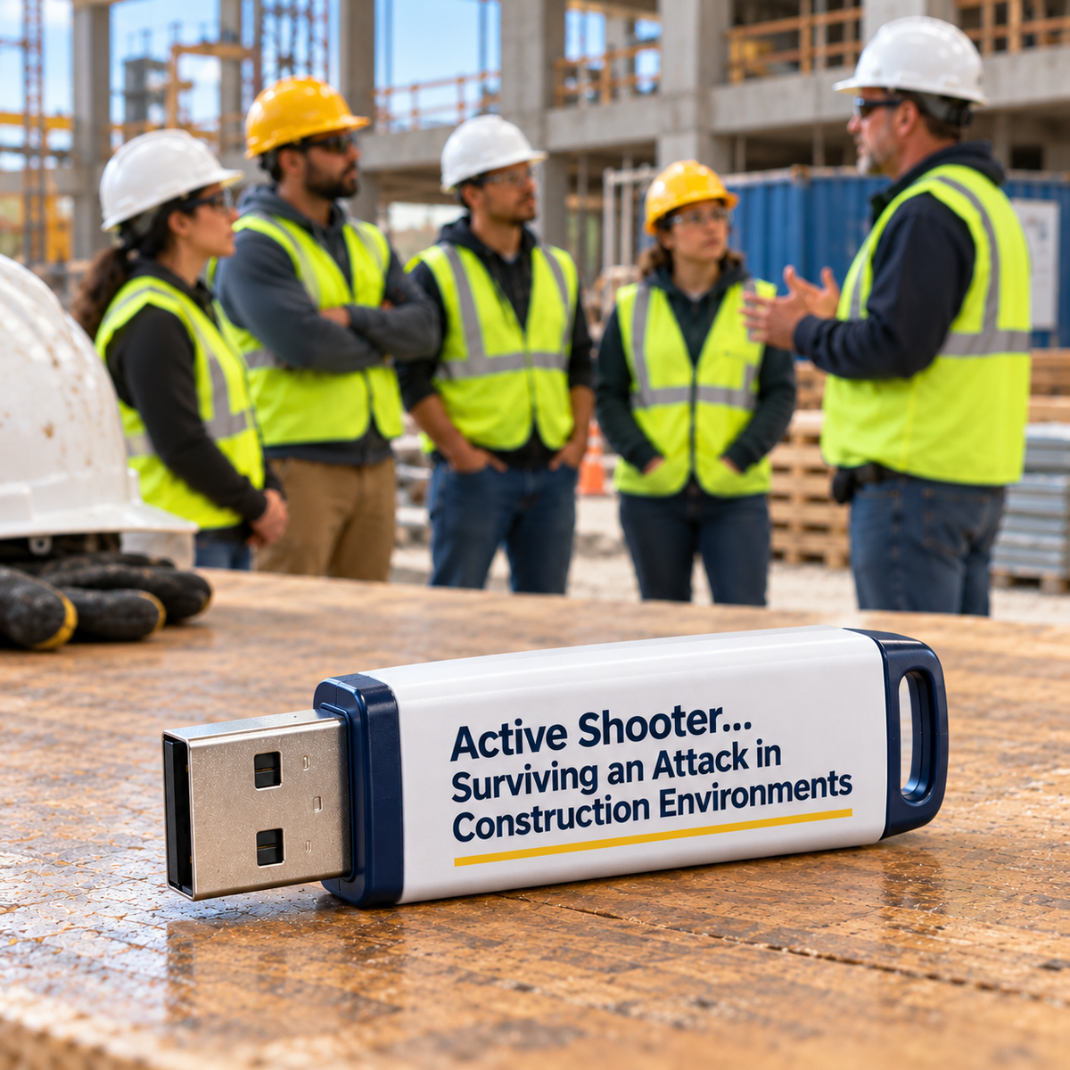 Active Shooter... Surviving an Attack in Construction Environments Training — USB