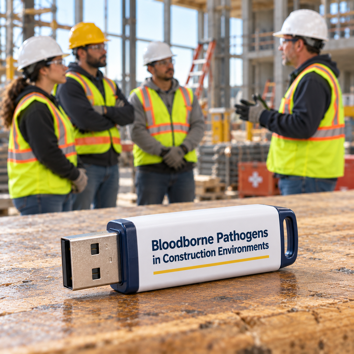 Bloodborne Pathogens in Construction Environments Training — USB