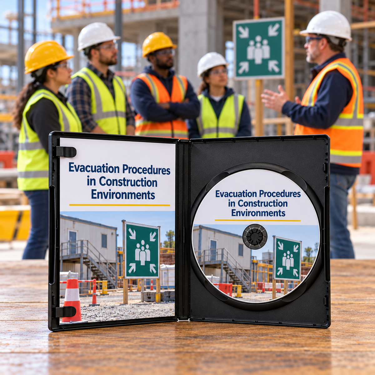 Evacuation Procedures in Construction Environments Training — DVD