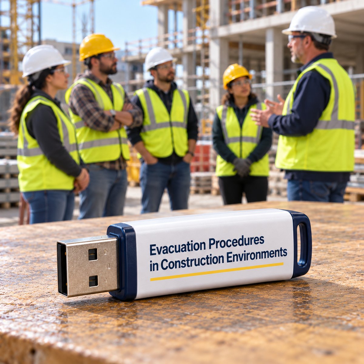 Evacuation Procedures in Construction Environments Training — USB