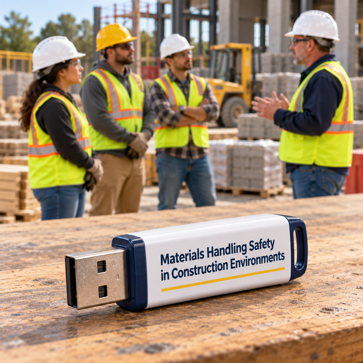 Materials Handling Safety in Construction Environments Training — USB