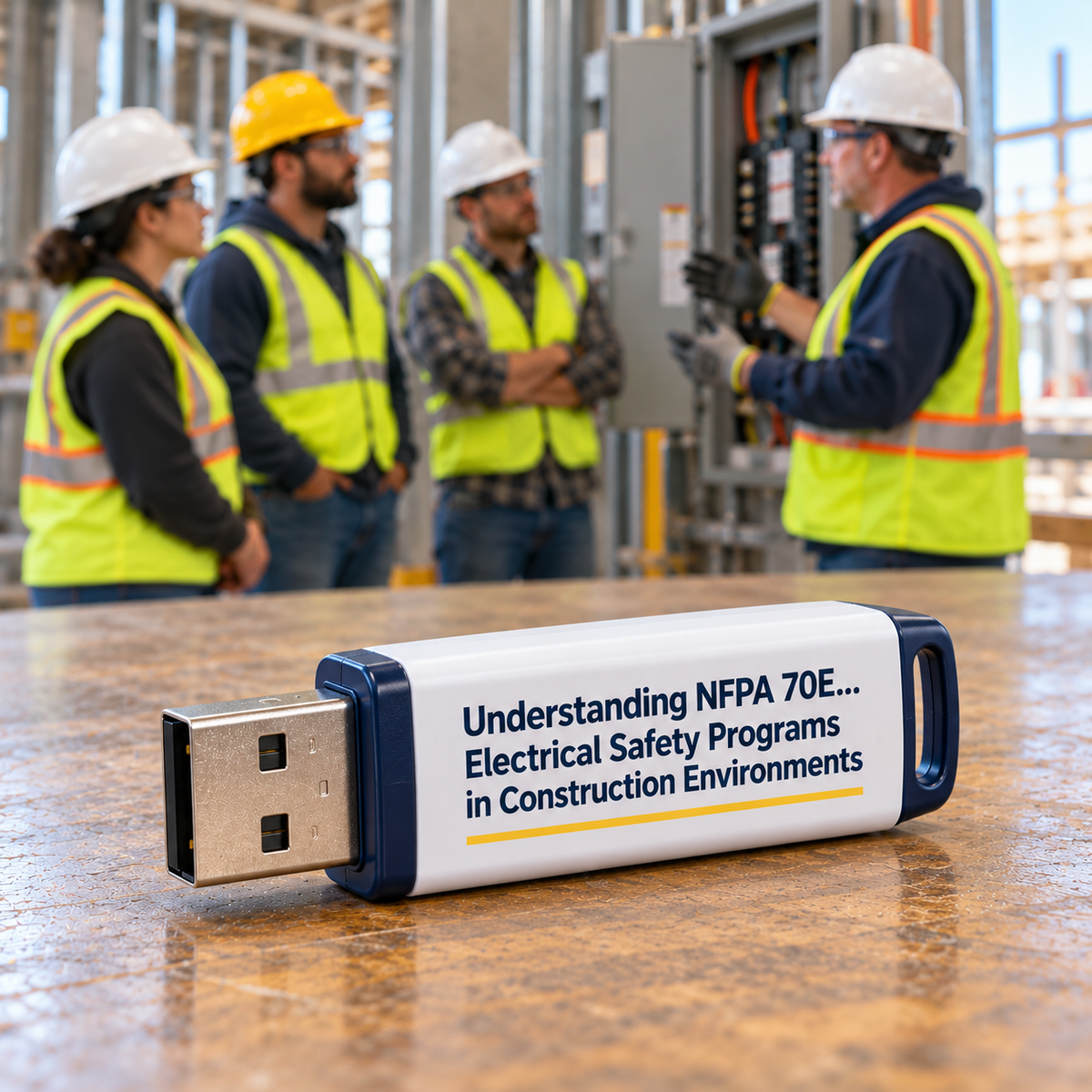 Understanding NFPA 70E... Electrical Safety Programs in Construction Environments Training — USB