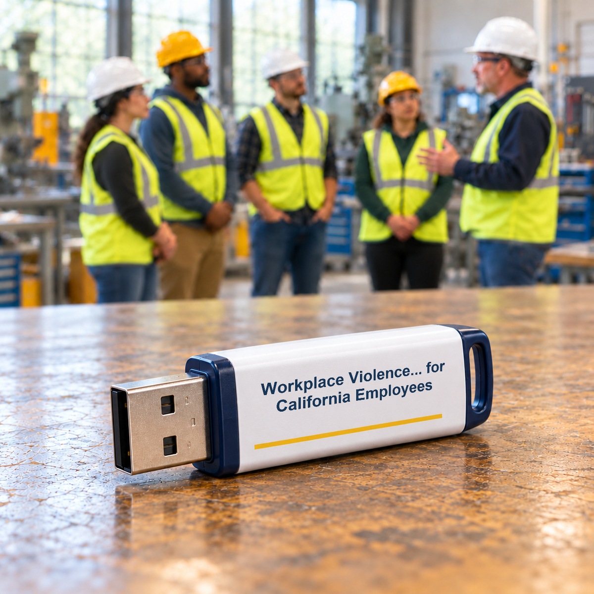 Workplace Violence... for California Employees Training — USB