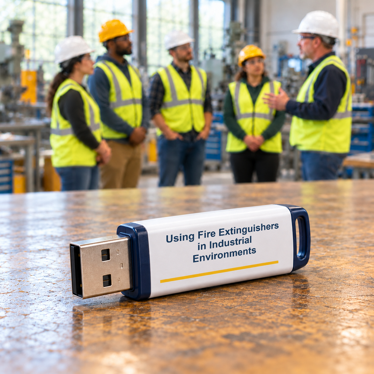 Using Fire Extinguishers in Industrial Environments Training — USB