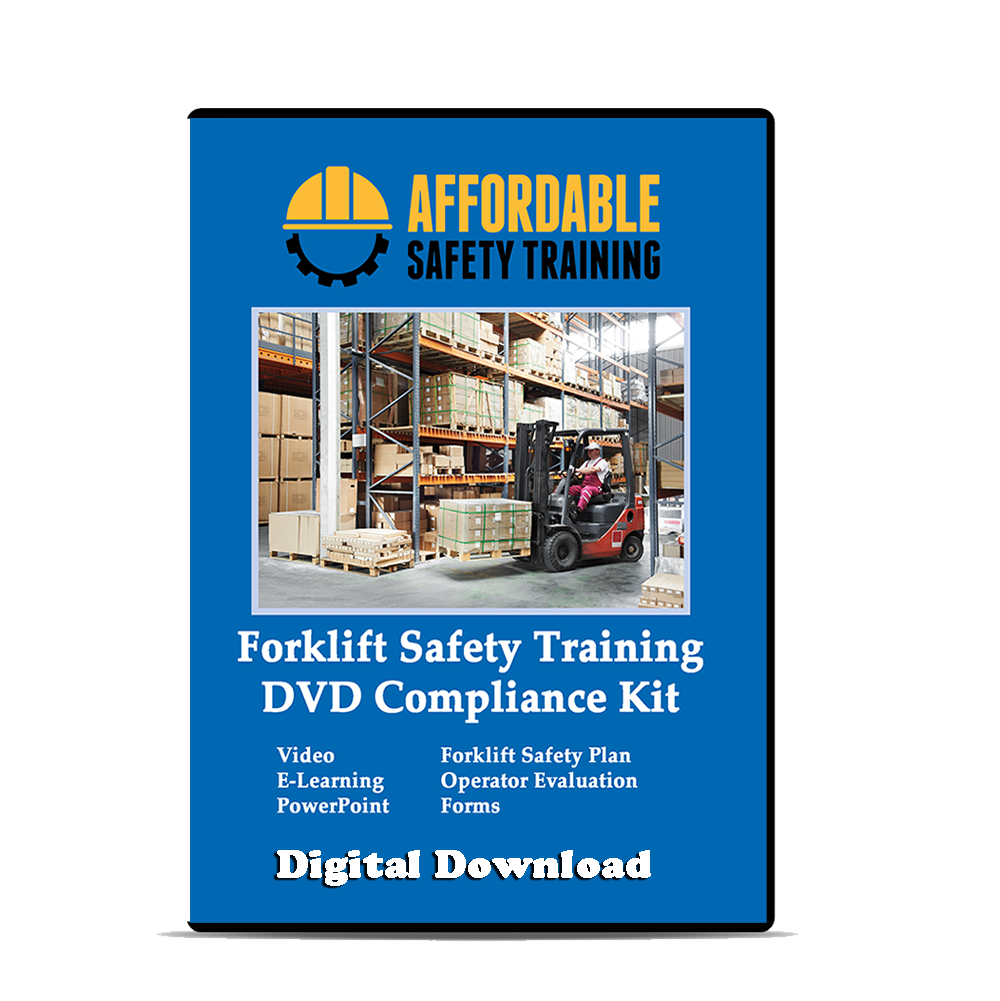 Forklift Operator Training Video Digital Download