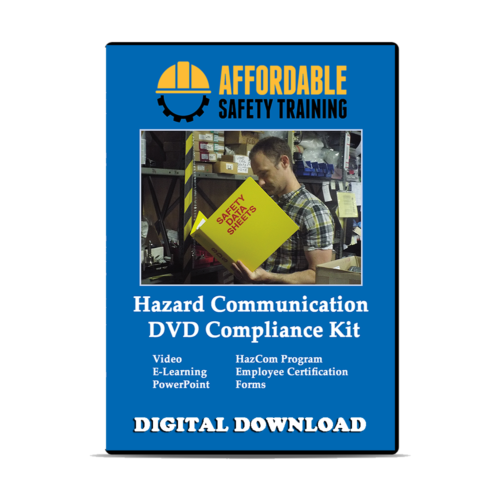 Hazard Communication Safety Training Video Digital Download
