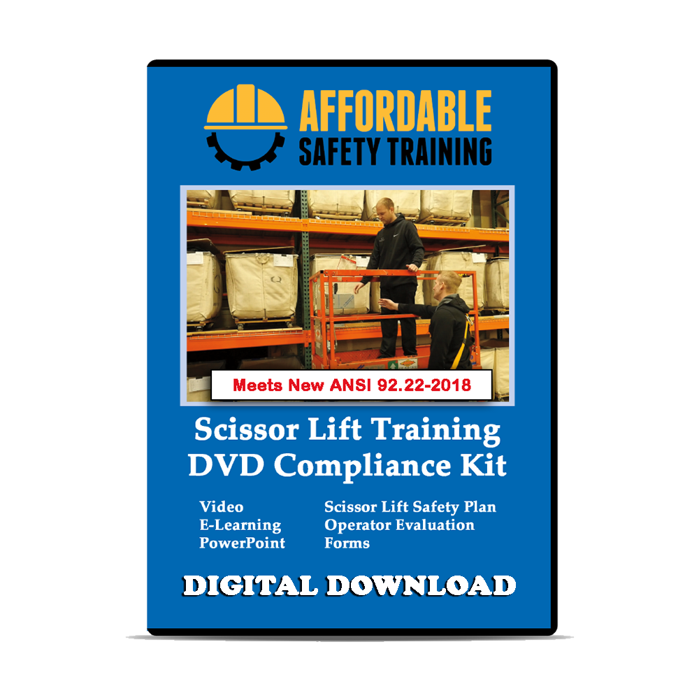 Scissor Lift Operator Safety Video Digital Download