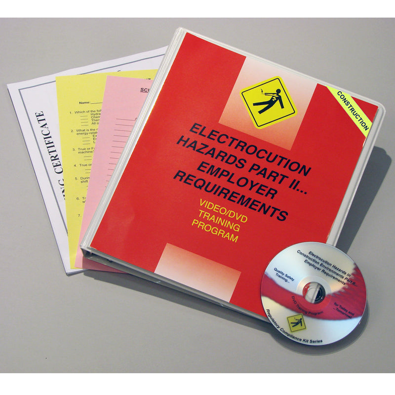 Electrocution Hazards In Construction Environments PART II Employer Requirements DVD Only