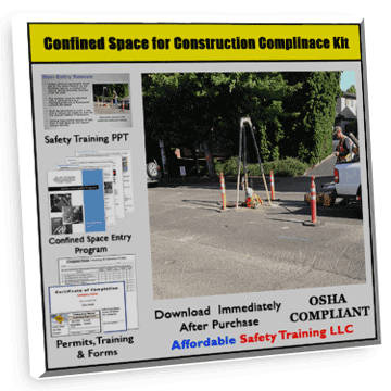 Confined Space in Construction Training, Entry Policy, and Forms