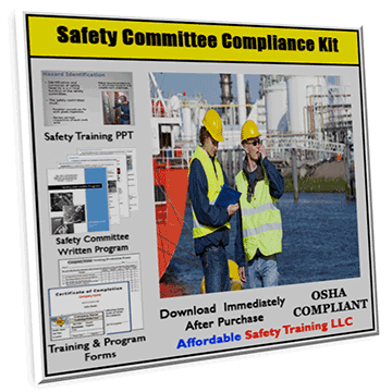 Safety Committee Training, Policy, & Forms