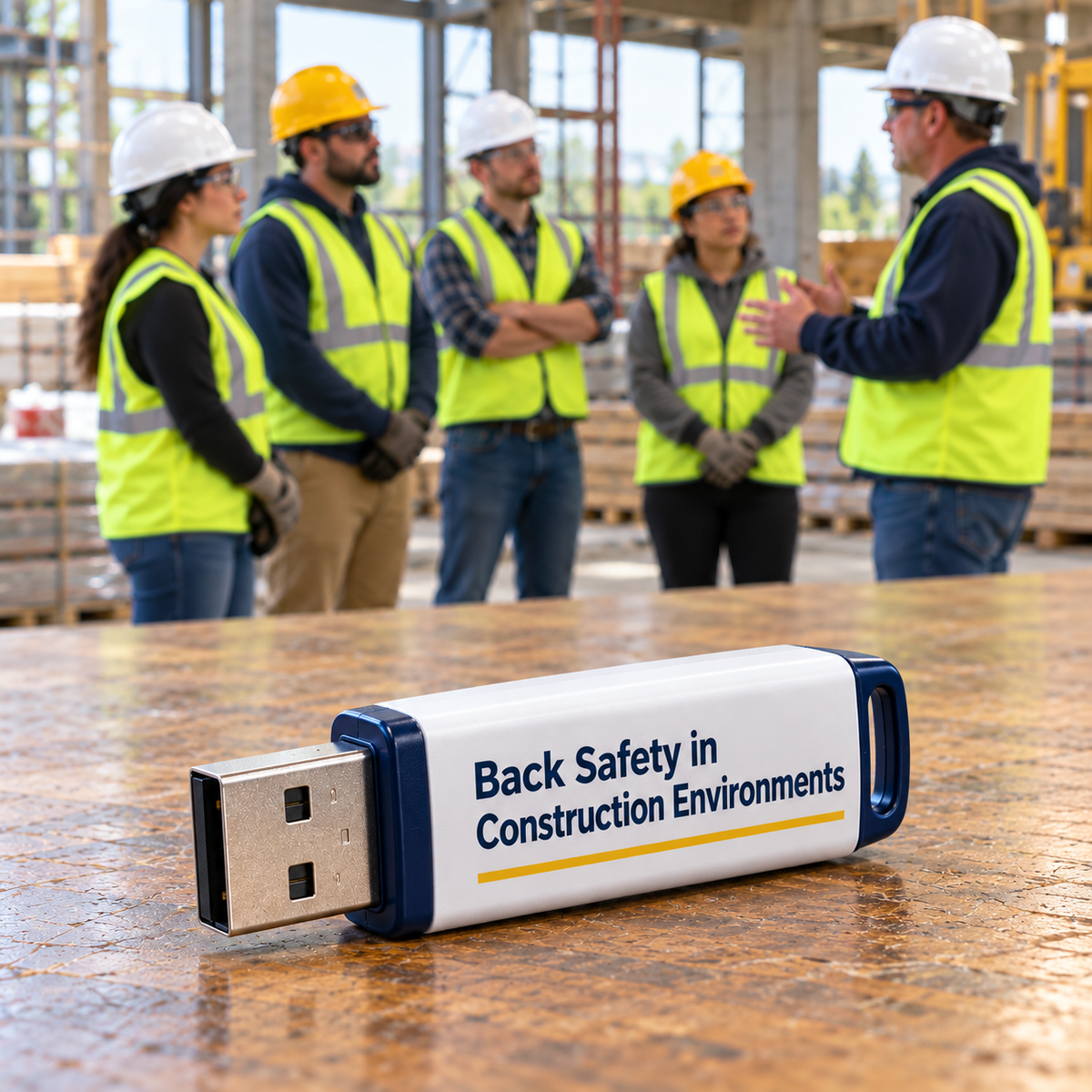 Back Safety in Construction Environments Training — USB