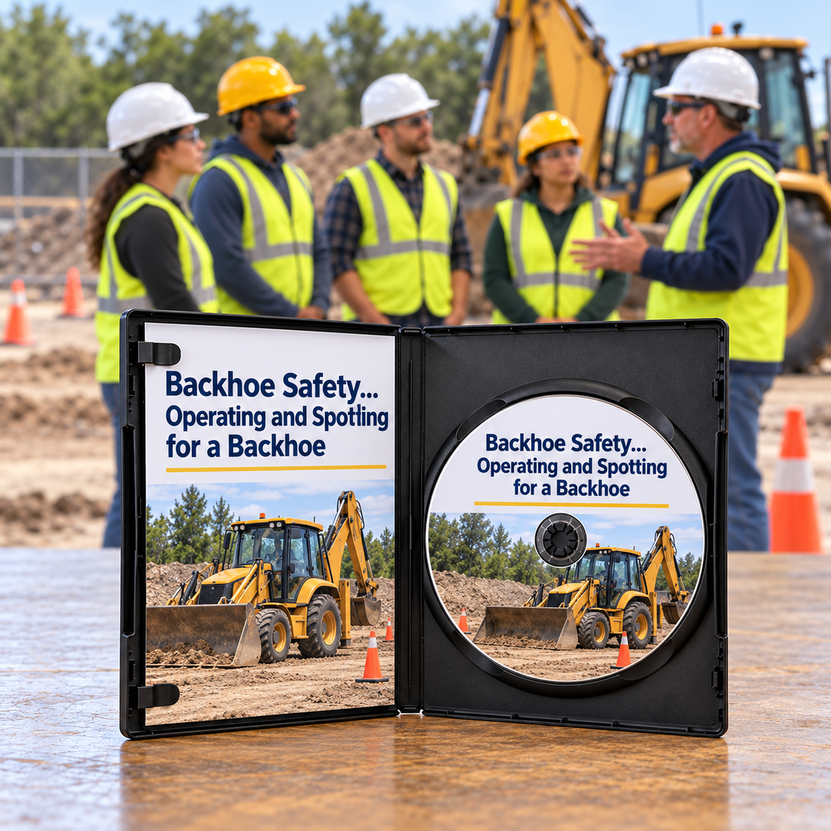 Backhoe Safety... Operating and Spotting for a Backhoe Training — DVD