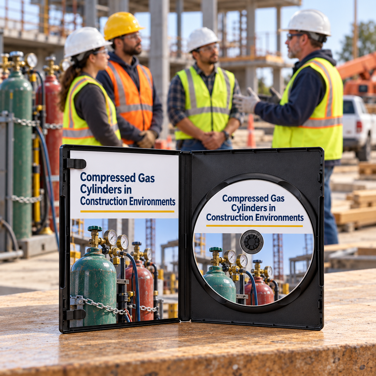 Compressed Gas Cylinders in Construction Environments Training — DVD