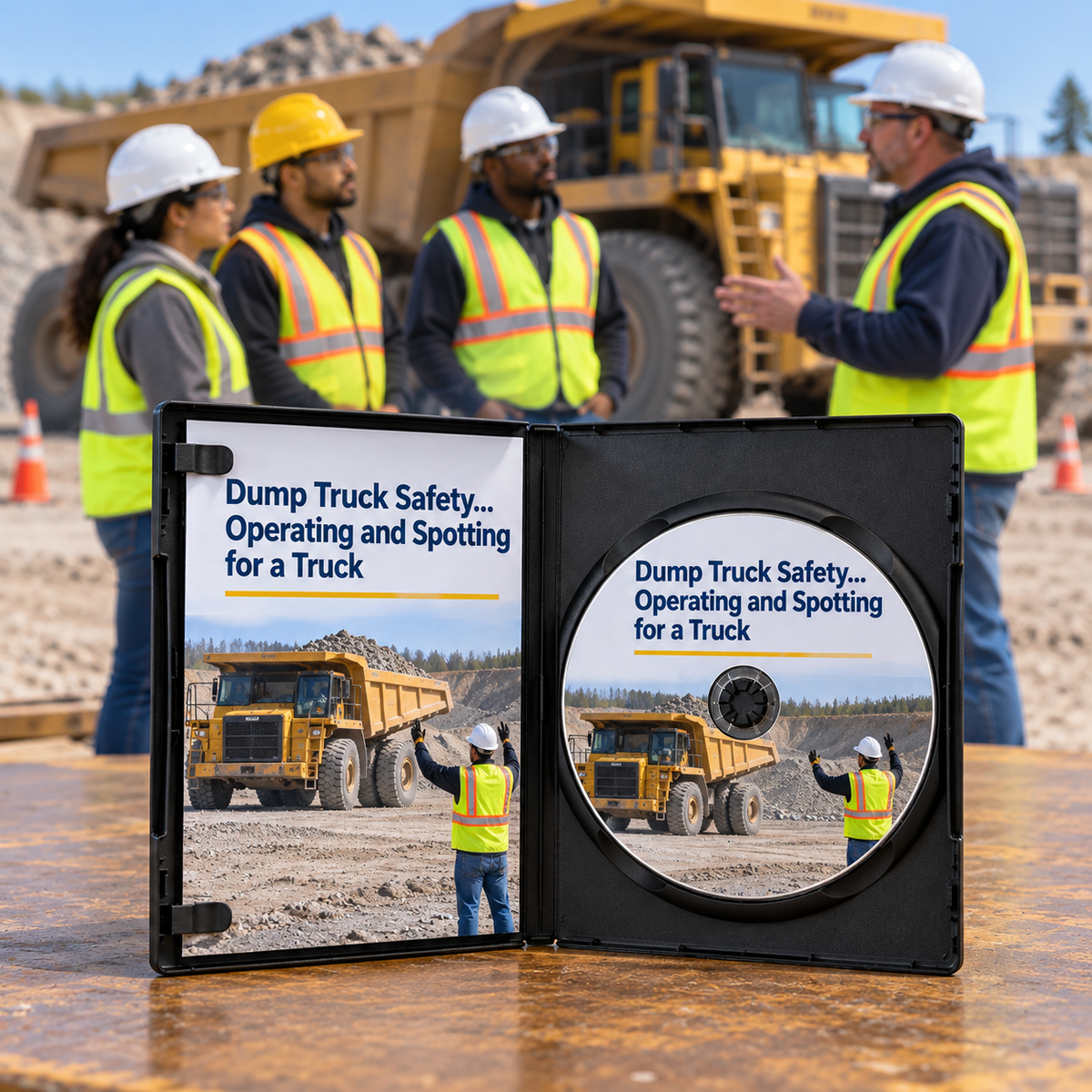 Dump Truck Safety... Operating and Spotting for a Truck Training — DVD