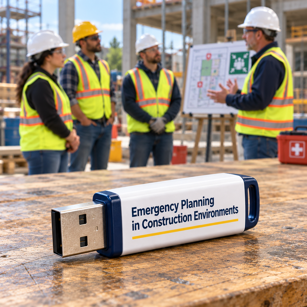 Emergency Planning in Construction Environments Training — USB
