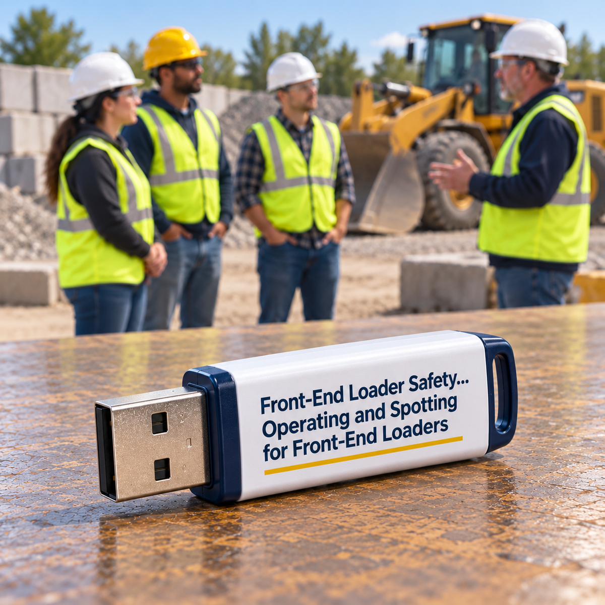 Front-End Loader Safety... Operating and Spotting for Front-End Loaders Training — USB