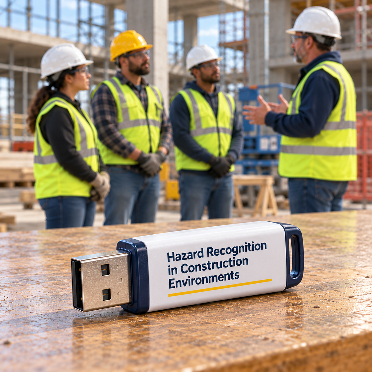 Hazard Recognition in Construction Environments Training — USB