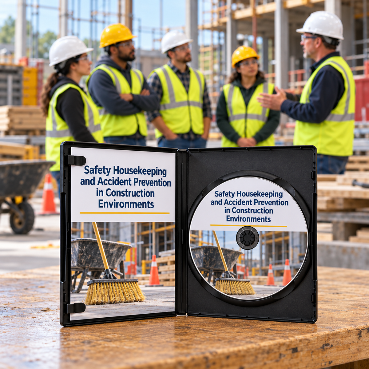 Safety Housekeeping and Accident Prevention in Construction Environments Training — DVD