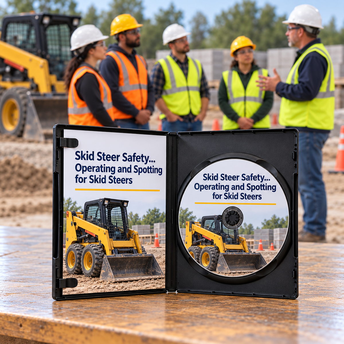 Skid Steer Safety... Operating and Spotting for Skid Steers Training — DVD
