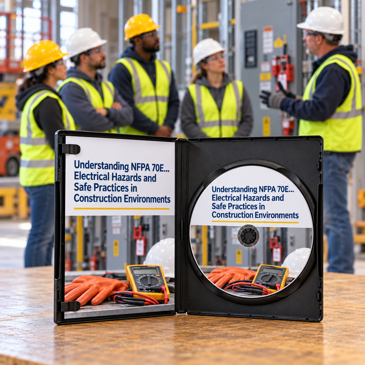 Understanding NFPA 70E... Electrical Hazards and Safe Practices in Construction Environments Training — DVD