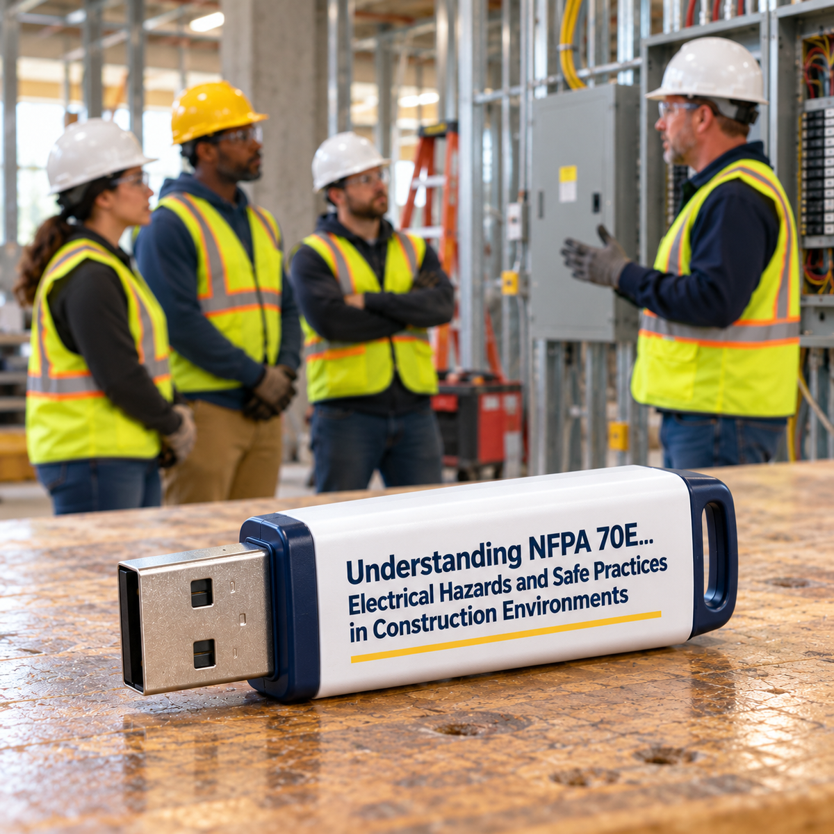 Understanding NFPA 70E... Electrical Hazards and Safe Practices in Construction Environments Training — USB