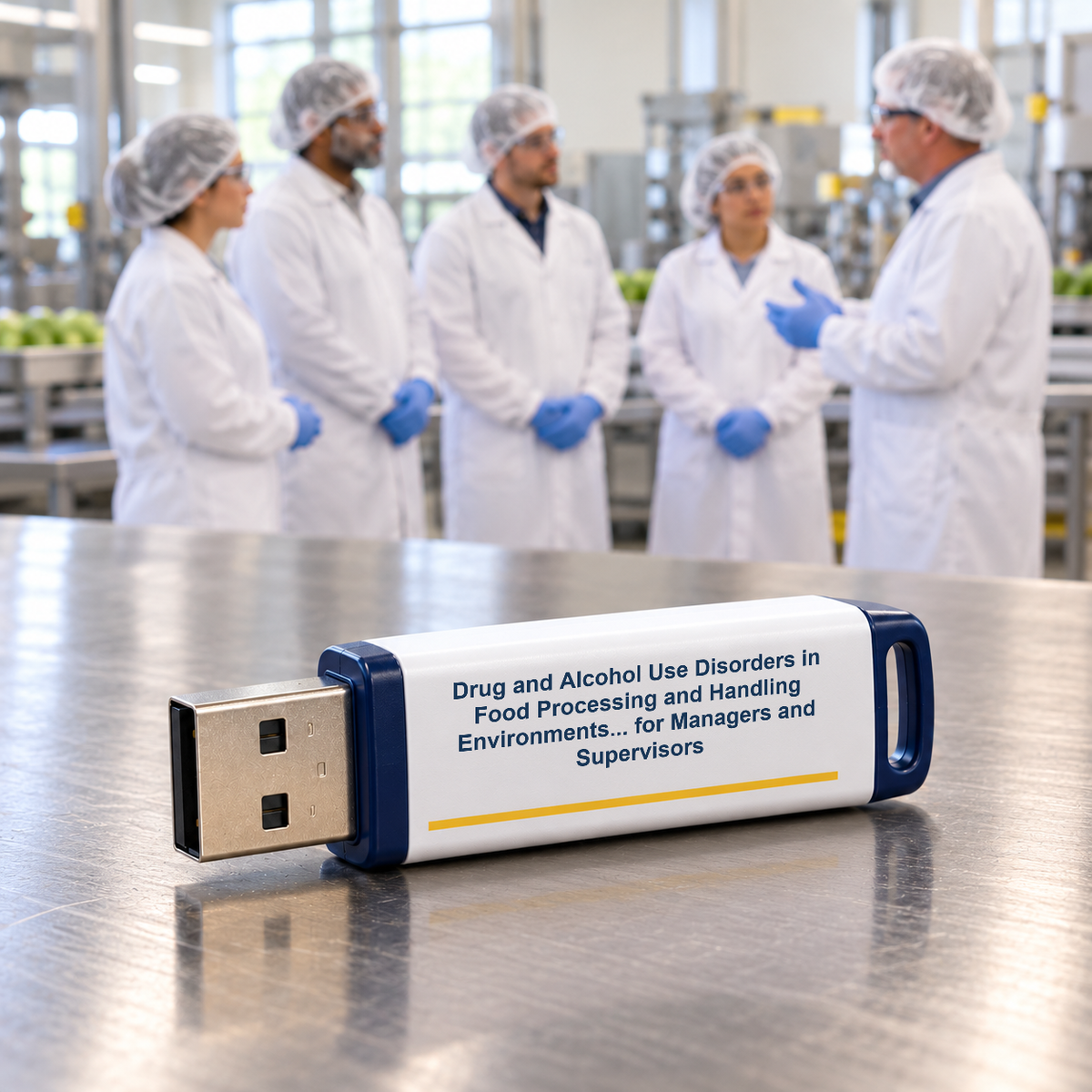 Drug and Alcohol Use Disorders in Food Processing and Handling Environments... for Managers and Supervisors Training — USB
