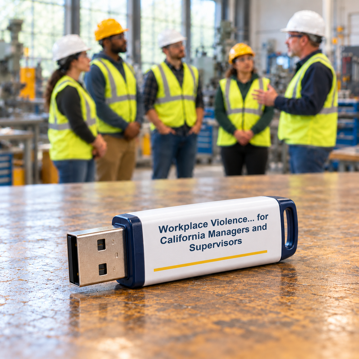 Workplace Violence... for California Managers and Supervisors Training — USB