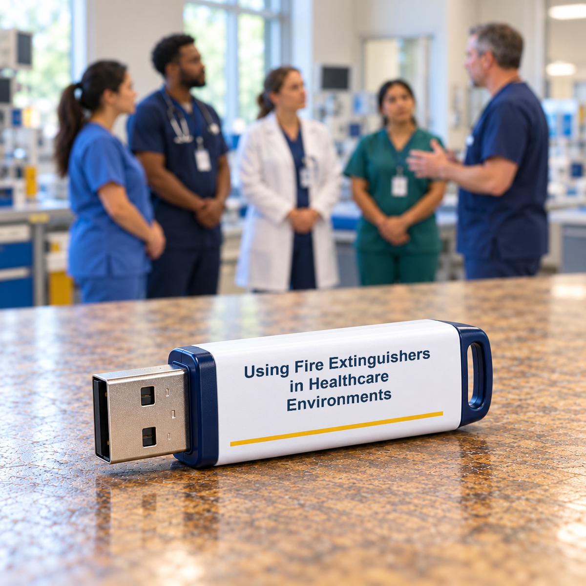 Using Fire Extinguishers in Healthcare Environments Training — USB