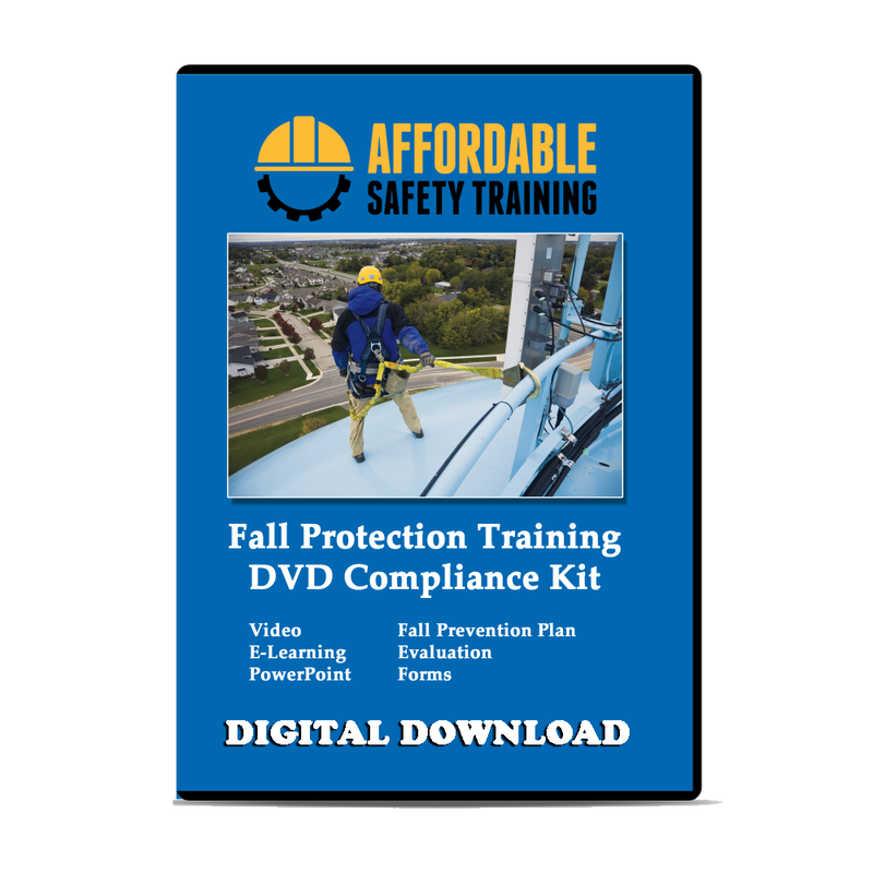 Fall Protection Safety Training Video Digital Download