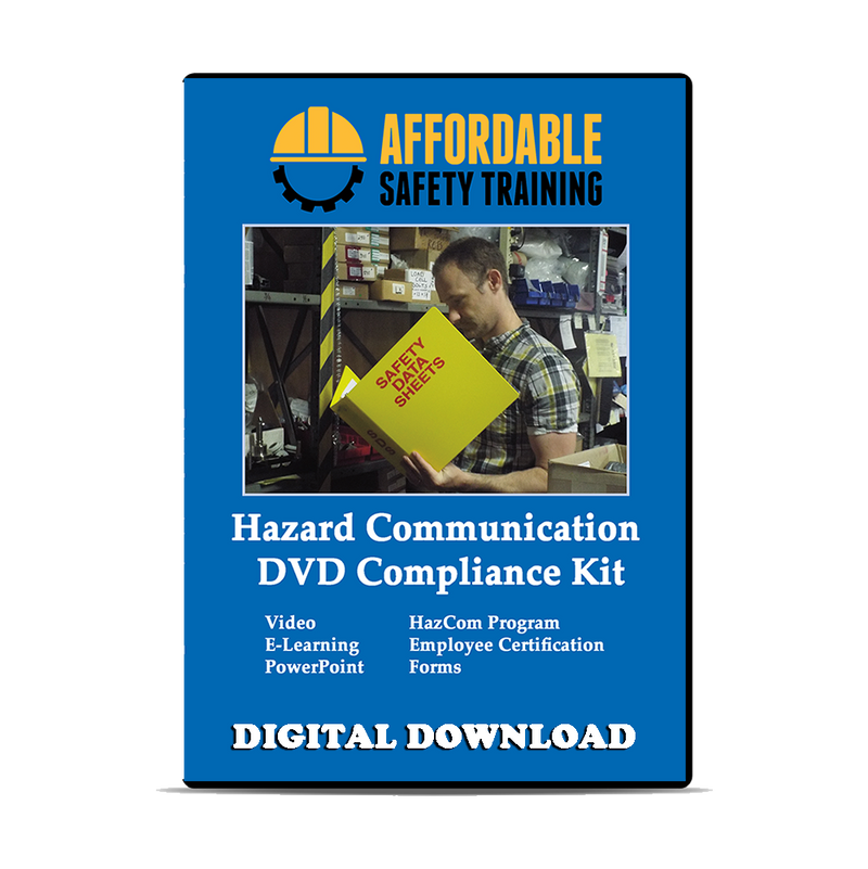 Hazard Communication Safety Training Video Digital Download