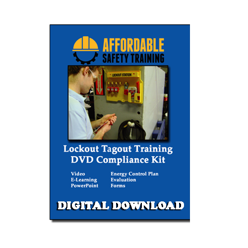 Lockout Tagout Safety Training Video Digital Download