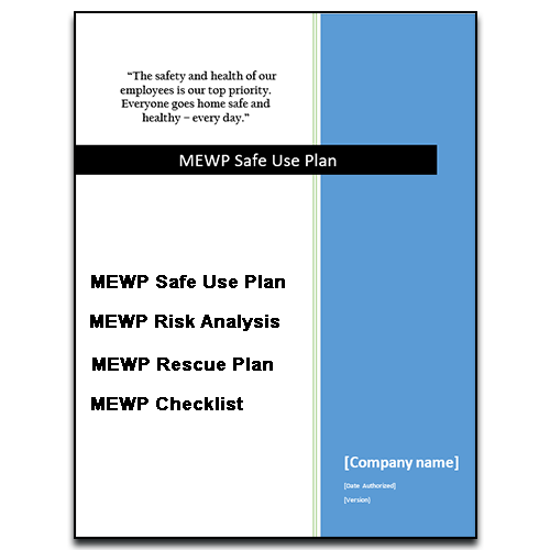 Mobile Elevated Work Platform Safe Use Plan