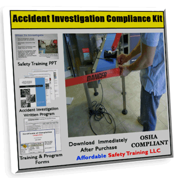 Accident Investigation Training, Policy, and Forms