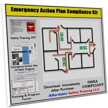 Emergency Action Plan Training, EAP Safety Plan, Emergency Action Plans, & Forms