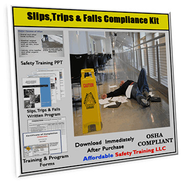 Slips, Trips, and Falls Training, Policy, and Forms